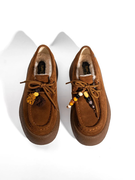 Ботинки замшевые TUFFONI 2427001VF BROWN